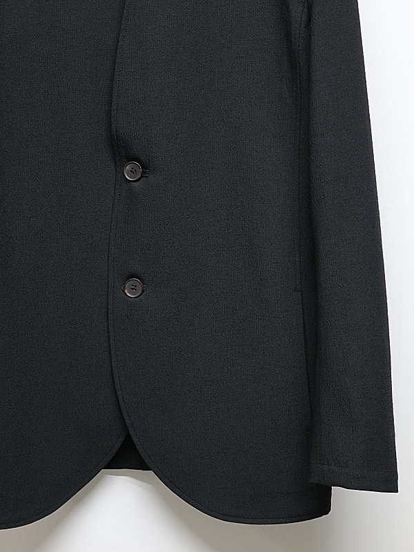 �㴰���wjk�����֥른��������/solid collar single jacket/black