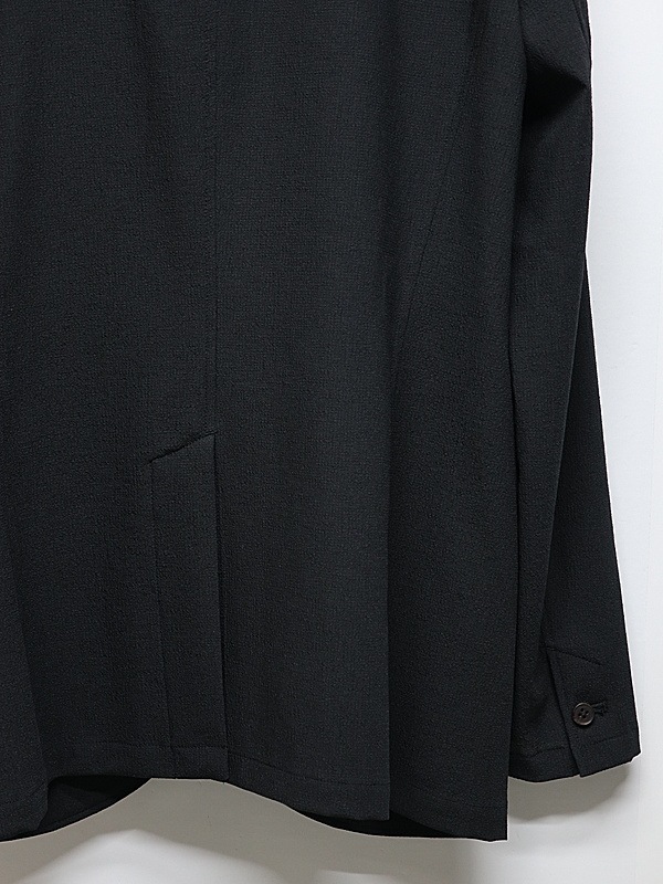 �㴰���wjk�����֥른��������/solid collar single jacket/black