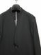 �㴰���wjk�����֥른��������/solid collar single jacket/black