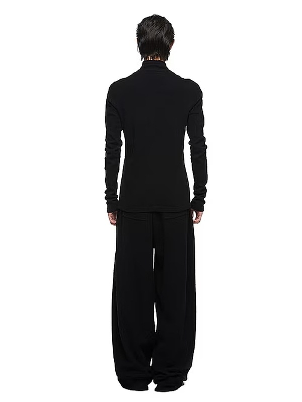JULIUS����ꥦ��/COTTON NEP THERMAL CUT & SEWN1/BLACK