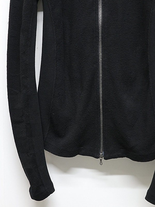 JULIUS����ꥦ��/COTTON NEP THERMAL CUT & SEWN1/BLACK