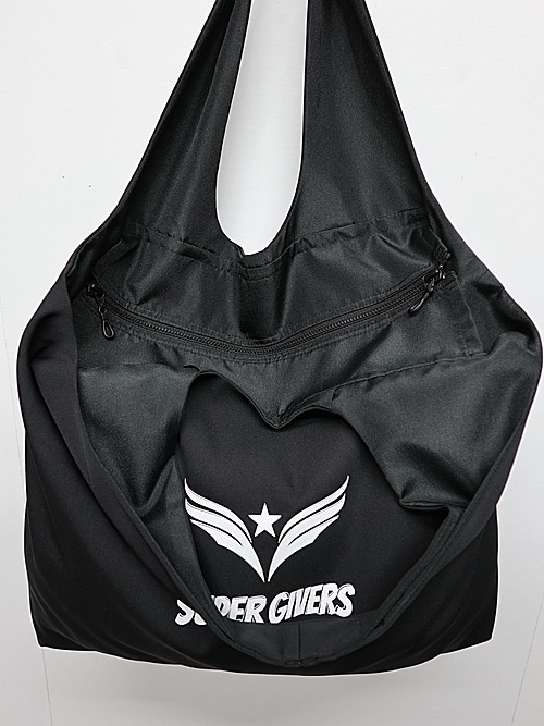 (ͽ���ʡ�8��9������ͽ��/THE ONENESS�������ͥ�/Recycle Polyester Charity Shoulder Tote Bag/Black