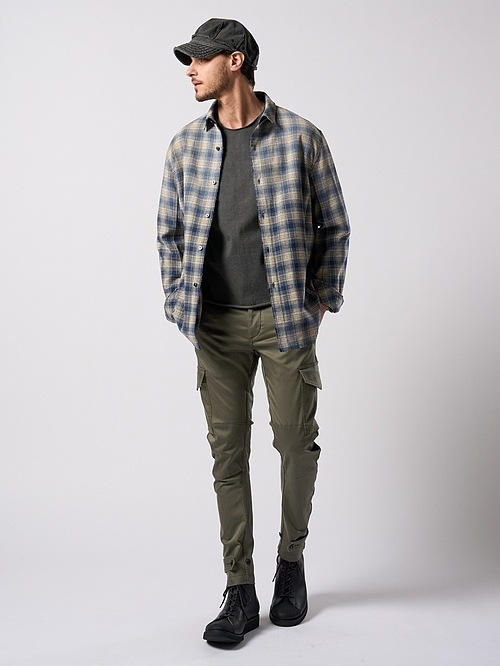 (ͽ���ʡ�9��10������ͽ��/wjk�����֥른��������/M47 banana slim pants/khaki