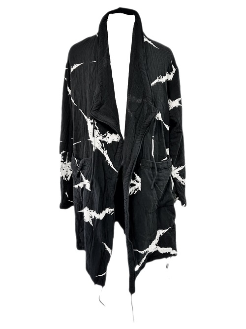 SALE40%OFF/KMRii/Cotton Cross Gauze Cardigan/Black.