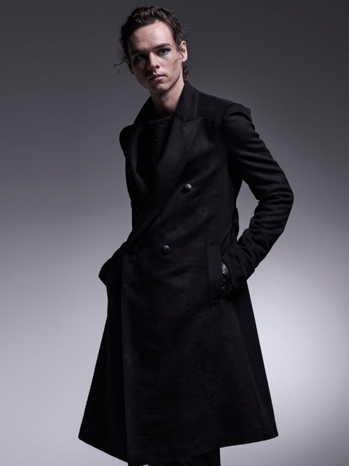 (ͽ���ʡ�12��1������ͽ��/kiryuyrik������奦����奦/Cashmere Beaver W-Peacked Coat/Black