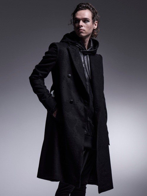 (ͽ���ʡ�12��1������ͽ��/kiryuyrik������奦����奦/Cashmere Beaver W-Peacked Coat/Black