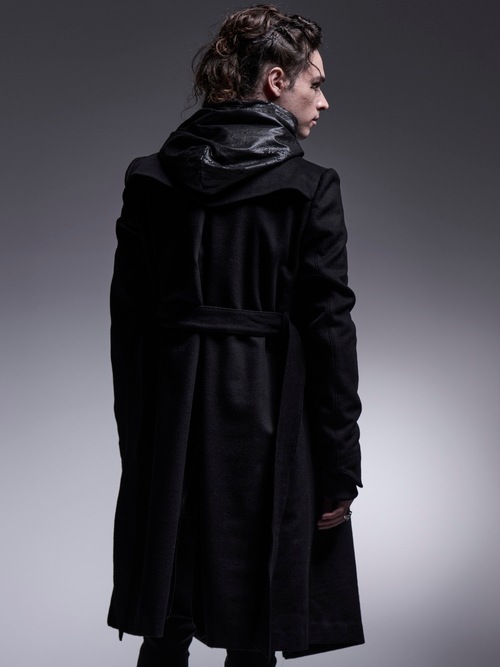 (ͽ���ʡ�12��1������ͽ��/kiryuyrik������奦����奦/Cashmere Beaver W-Peacked Coat/Black