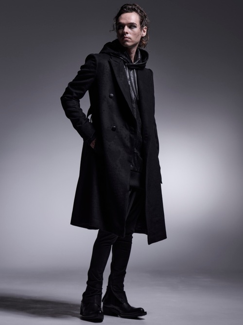 (ͽ���ʡ�12��1������ͽ��/kiryuyrik������奦����奦/Cashmere Beaver W-Peacked Coat/Black