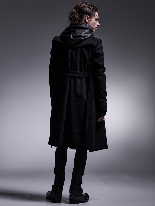 (ͽ���ʡ�12��1������ͽ��/kiryuyrik������奦����奦/Cashmere Beaver W-Peacked Coat/Black