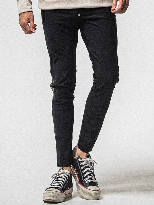 (ͽ���ʡ�1��2������ͽ��/38TH RESOUND CLOTHING���ꥵ����ɥ���������/SUPER TIGHT TAPERD LEATHER LINE TRUCK PT/BKBK