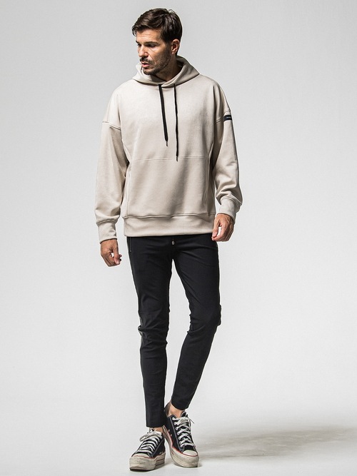 (ͽ���ʡ�1��2������ͽ��/38TH RESOUND CLOTHING���ꥵ����ɥ���������/SUPER TIGHT TAPERD LEATHER LINE TRUCK PT/BKBK