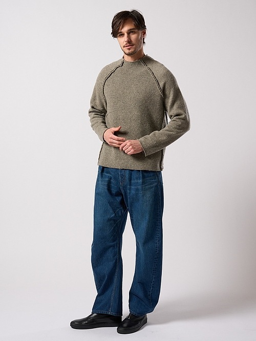 (ͽ���ʡ�10��11������ͽ��/wjk�����֥른��������/lomond��powder line high-neck knit/gray