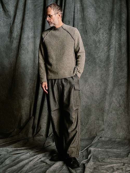 (ͽ���ʡ�10��11������ͽ��/wjk�����֥른��������/lomond��powder line high-neck knit/gray