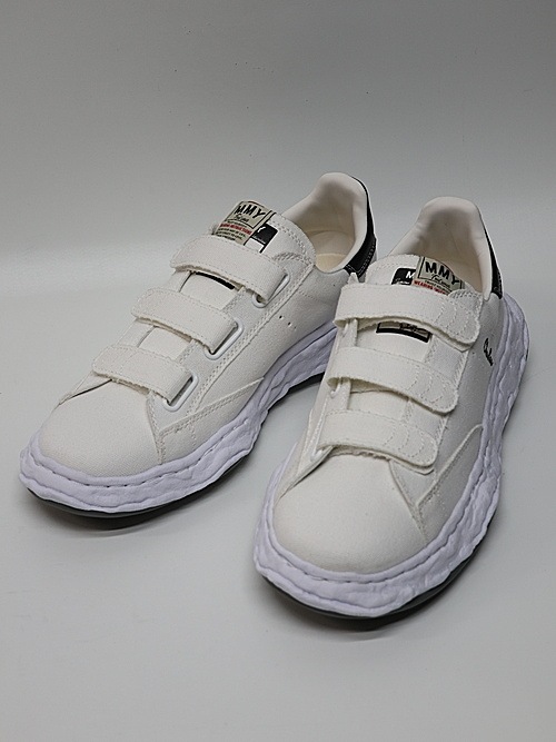 Maison MIHARA YASUHIROCHARLES/original sole canvas sneakers/WHT