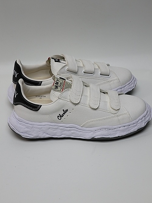 Maison MIHARA YASUHIROCHARLES/original sole canvas sneakers/WHT.