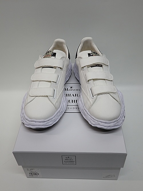 Maison MIHARA YASUHIROCHARLES/original sole canvas sneakers/WHT.