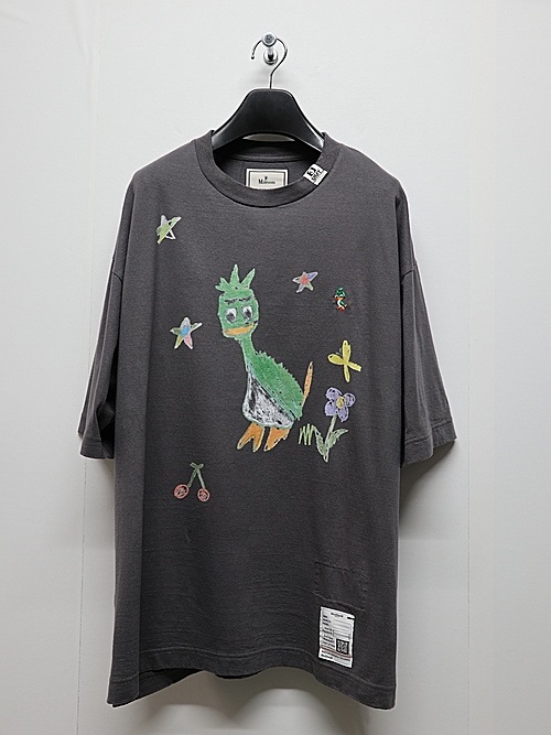 Maison MIHARA YASUHIRO��LEON KIDS DOODLE TEE/BLACK