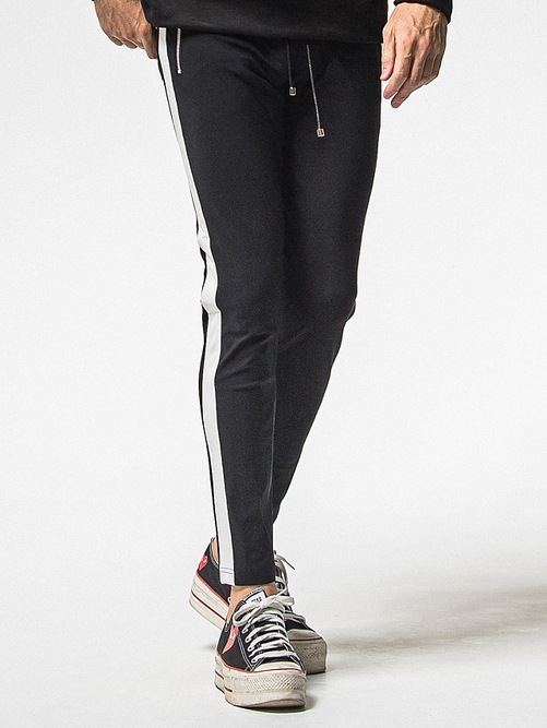 RESOUND CLOTHING���ꥵ����ɥ���������/SUPER TIGHT TAPERD LEATHER LINE TRUCK PT/BKWH