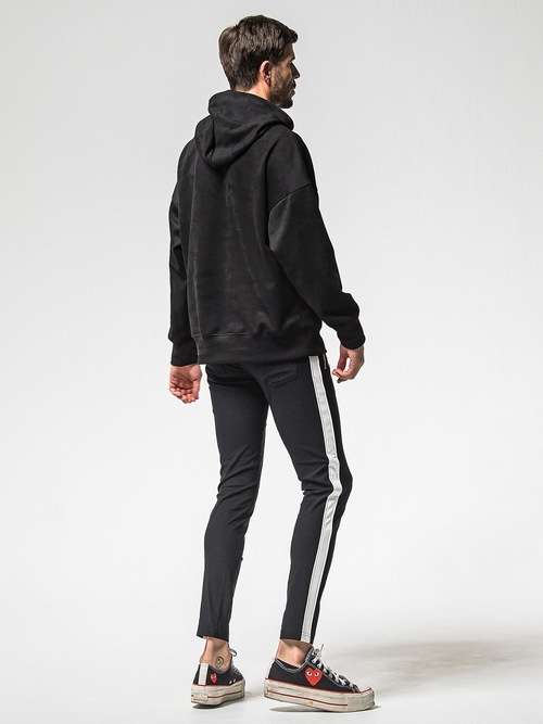 RESOUND CLOTHING���ꥵ����ɥ���������/SUPER TIGHT TAPERD LEATHER LINE TRUCK PT/BKWH