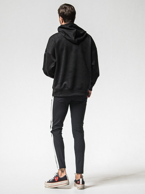 RESOUND CLOTHING���ꥵ����ɥ���������/SUPER TIGHT TAPERD LEATHER LINE TRUCK PT/BKWH