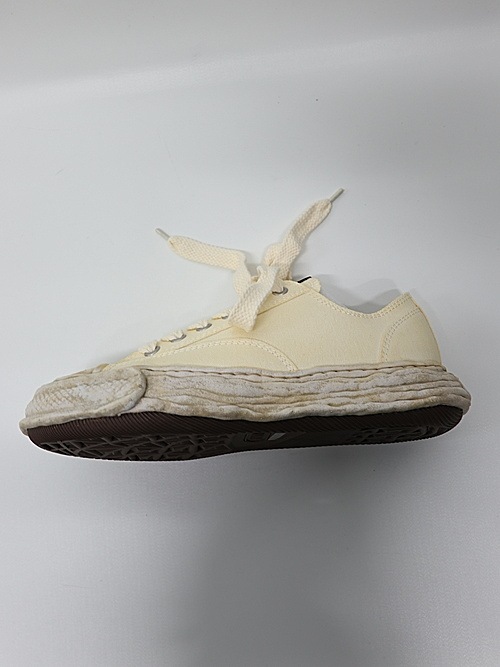 Maison MIHARA YASUHIRO�� PETERSON 23 LOW/original sole canvas garment dye Low-Top sneakers/WHT.