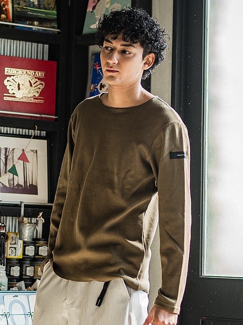 RESOUND CLOTHINGꥵɥ/ST COTTONwaffle Thermal/KHAKI.