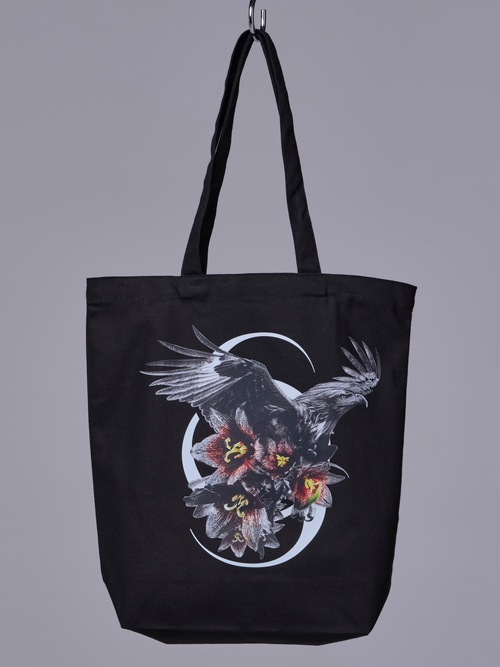 �㴰���THE ONENESS�������ͥ�/ǽ��Ⱦ���Ͽ����������ƥ��� Organic Cotton Canvas Tote Bag/Black