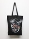 �㴰���THE ONENESS�������ͥ�/ǽ��Ⱦ���Ͽ����������ƥ��� Organic Cotton Canvas Tote Bag/Black