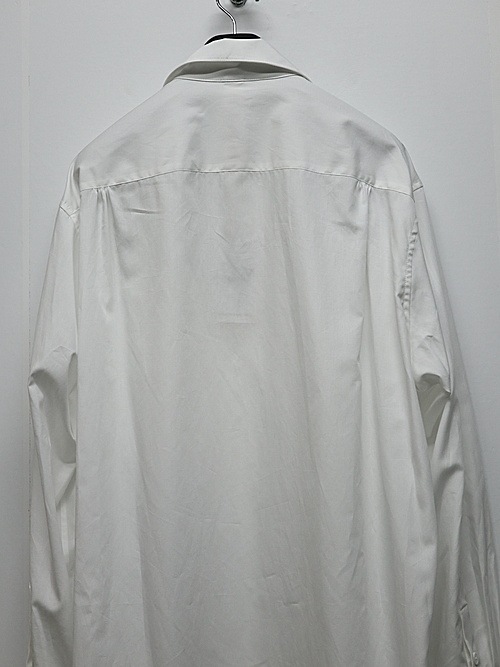 Ground Y�����饦��ɥ磻/50/- BROAD STAND COLLAR SHIRT/WHITE