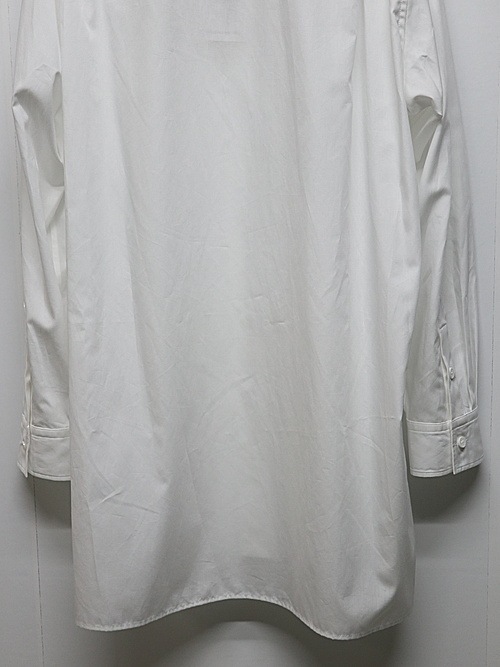 Ground Y�����饦��ɥ磻/50/- BROAD STAND COLLAR SHIRT/WHITE