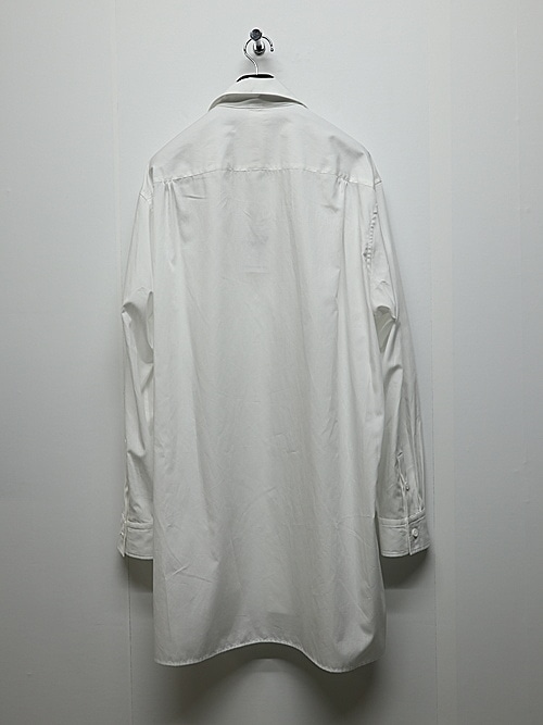 Ground Y�����饦��ɥ磻/50/- BROAD STAND COLLAR SHIRT/WHITE