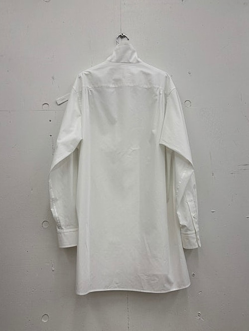 Ground Y�����饦��ɥ磻/50/- BROAD STAND COLLAR SHIRT/WHITE