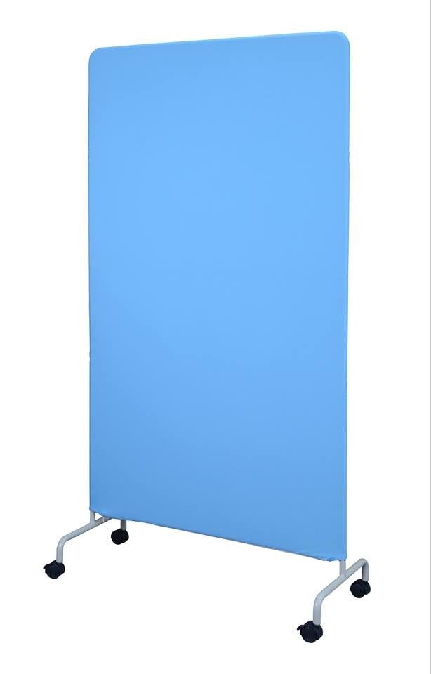 ■配達可■4台セット 簡易スクリーンパーティション 衝立 W800 H1600mm キャスター付きローパーテーション グリーン 簡易スクリーンパーティション 衝立 W800*H1600mm キャスター付きロー