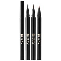 アイライナー リキッドアイライナー 0.1mm 落ちない にじまない ウォータープルーフ お湯オフ ブラック ダークブラウン ブラウン 国産 耐水 低刺激 コスメ