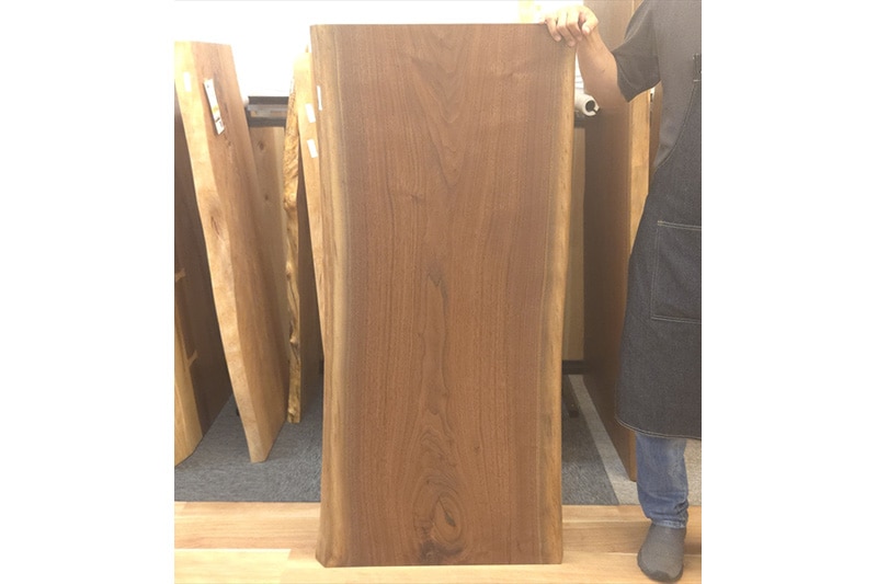 ブラックウォルナット　一枚板 オイル仕上げ