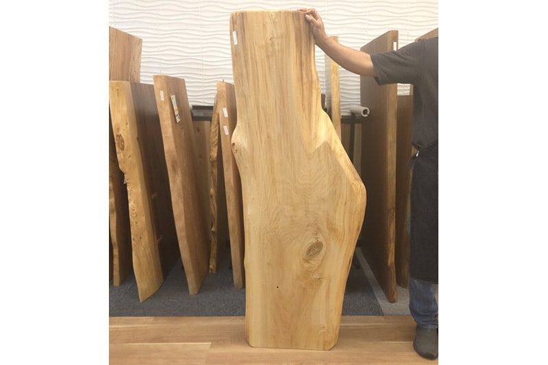 栃　一枚板 オイル仕上げ