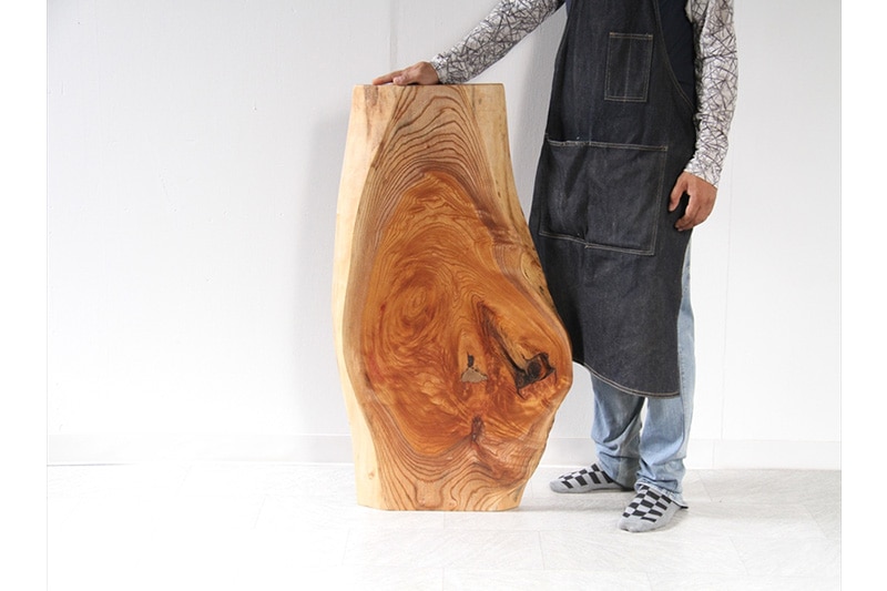 欅　一枚板　ローテーブル用　オイル仕上げ