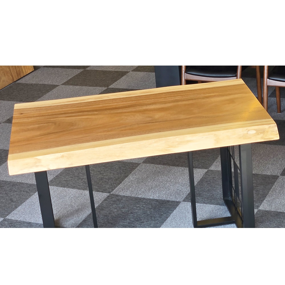 モンキーポッド ダイニングテーブル 一枚板 ウレタン塗装(艶なし)