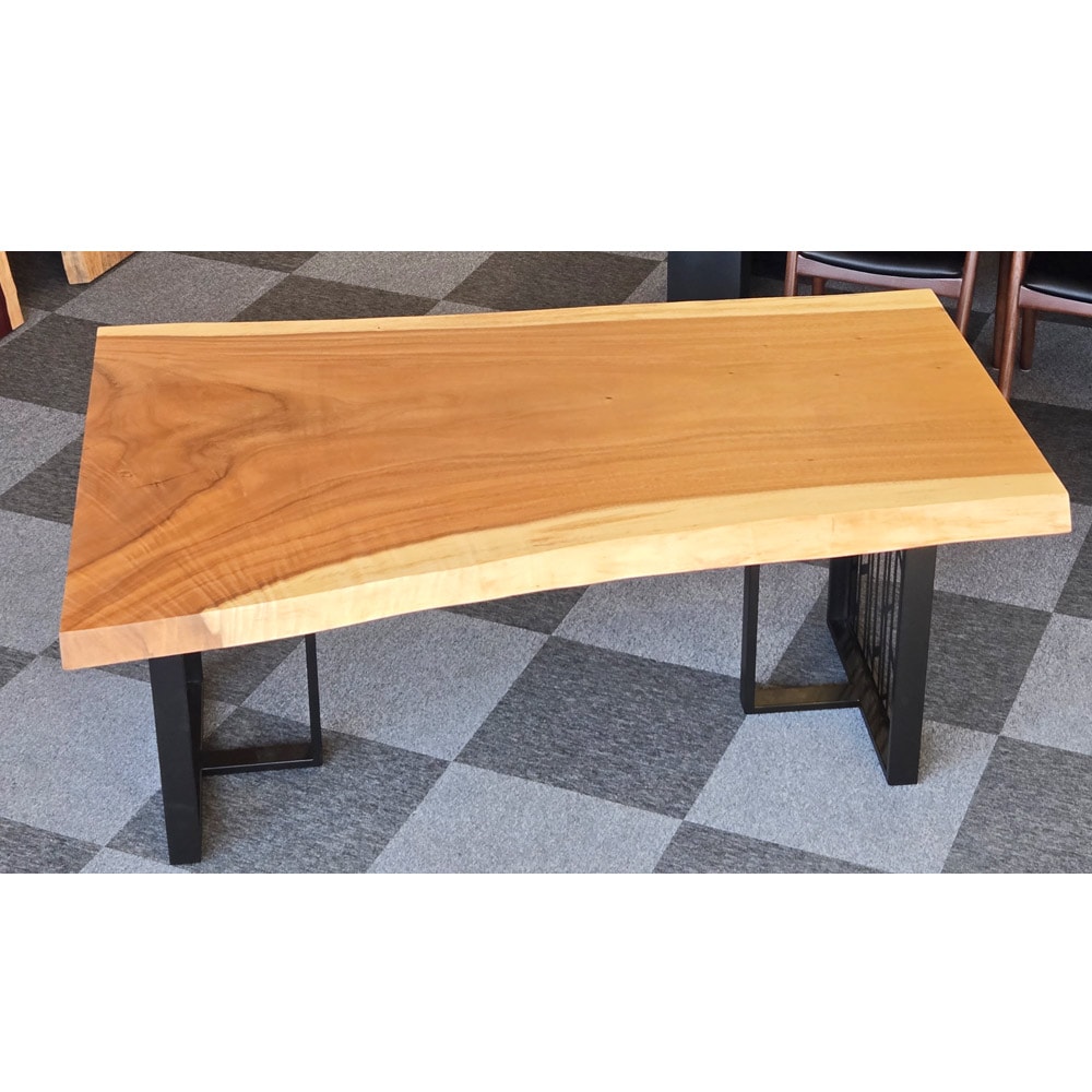 モンキーポッド ダイニングテーブル 一枚板 ウレタン塗装(艶なし)