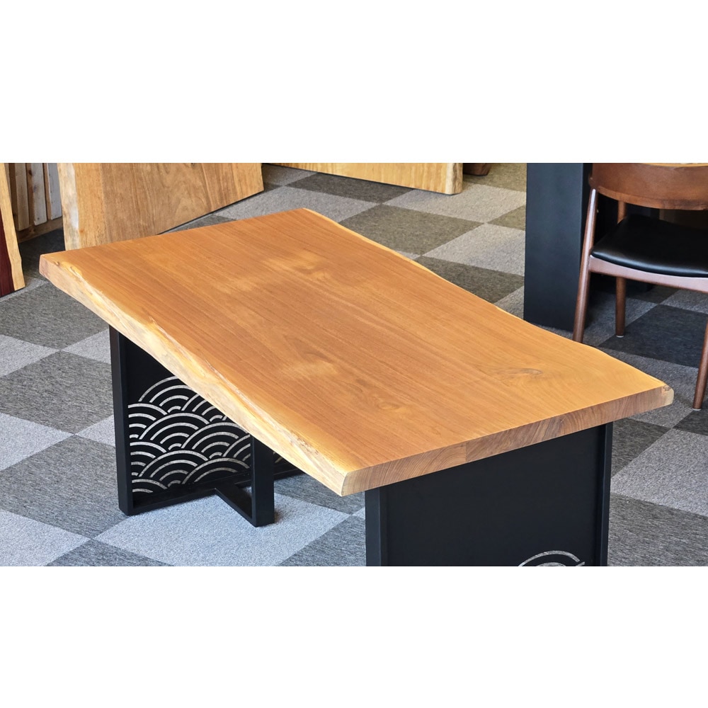 ウォールナット ダイニングテーブル 一枚板 ウレタン塗装(艶なし)