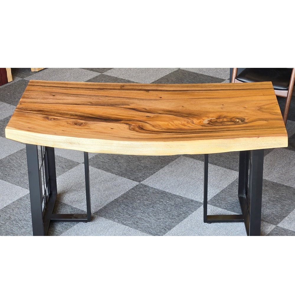 モンキーポッド ダイニングテーブル 一枚板 オイル仕上げ