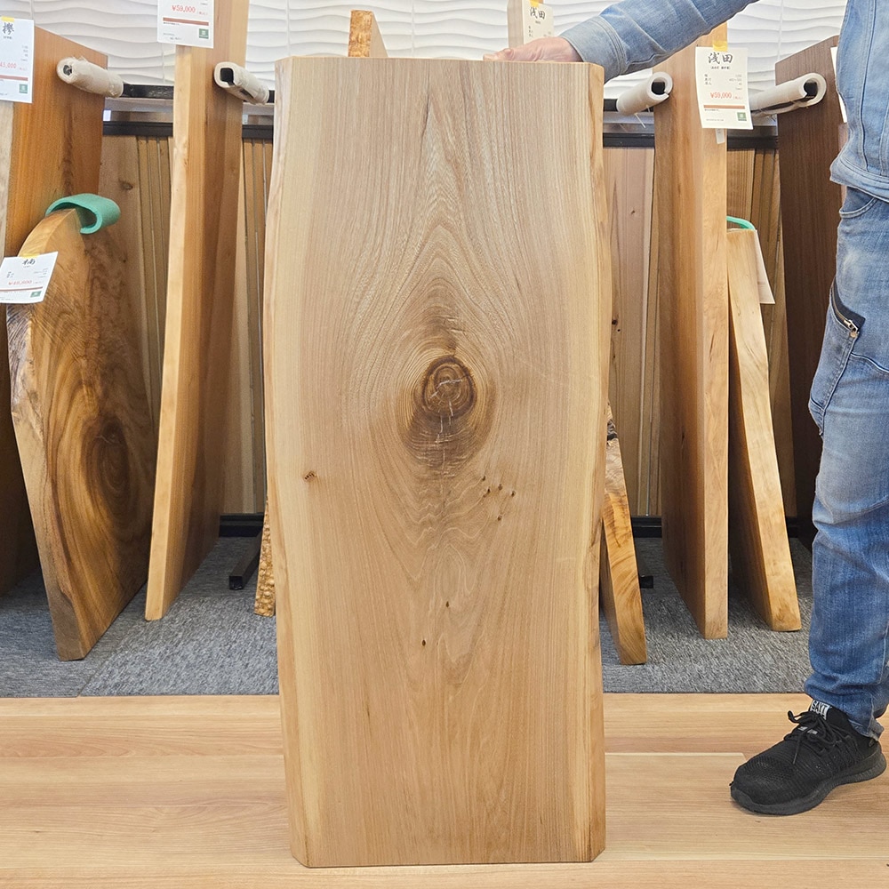 ナラ 一枚板 オイル仕上げ