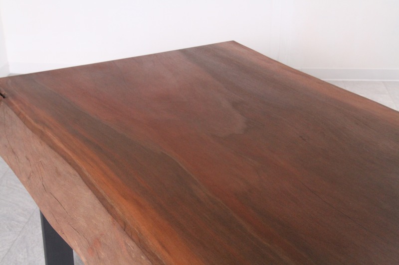 ゴールドニア 1枚板 オイル仕上げ 4人掛け