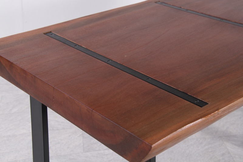 ゴールドニア 1枚板 オイル仕上げ 4人掛け