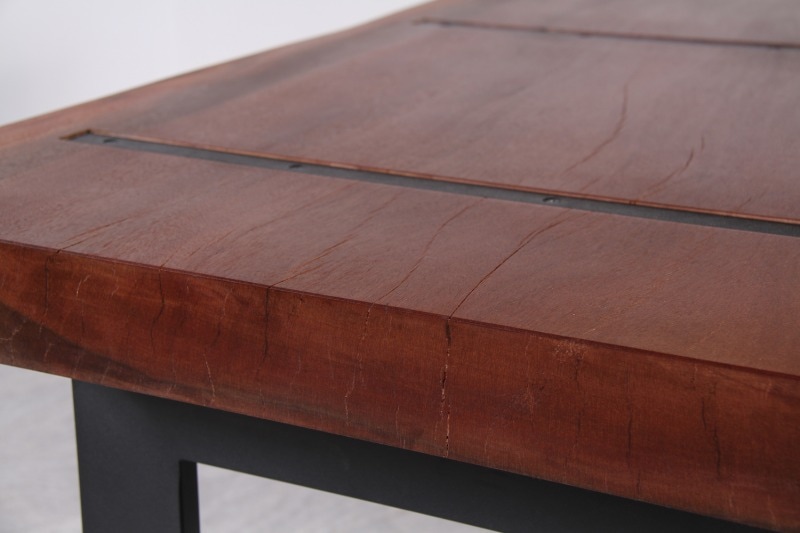 ゴールドニア 1枚板 オイル仕上げ 4人掛け