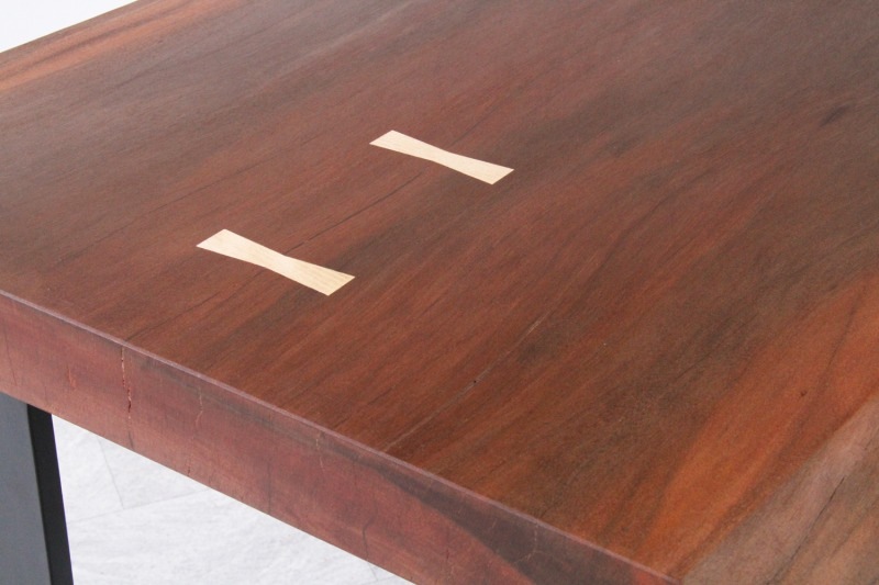 ゴールドニア 1枚板 オイル仕上げ 4人掛け