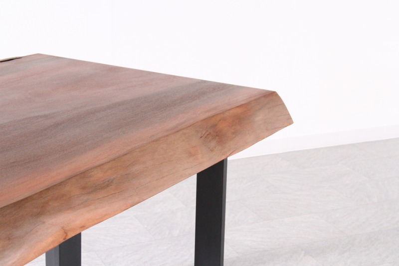 ゴールドニア 1枚板 オイル仕上げ 4人掛け