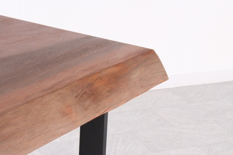 ゴールドニア 1枚板 オイル仕上げ 4人掛け