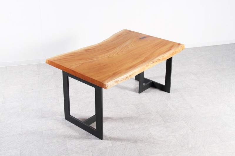 欅(けやき) 1枚板 オイル仕上げ 4人掛け