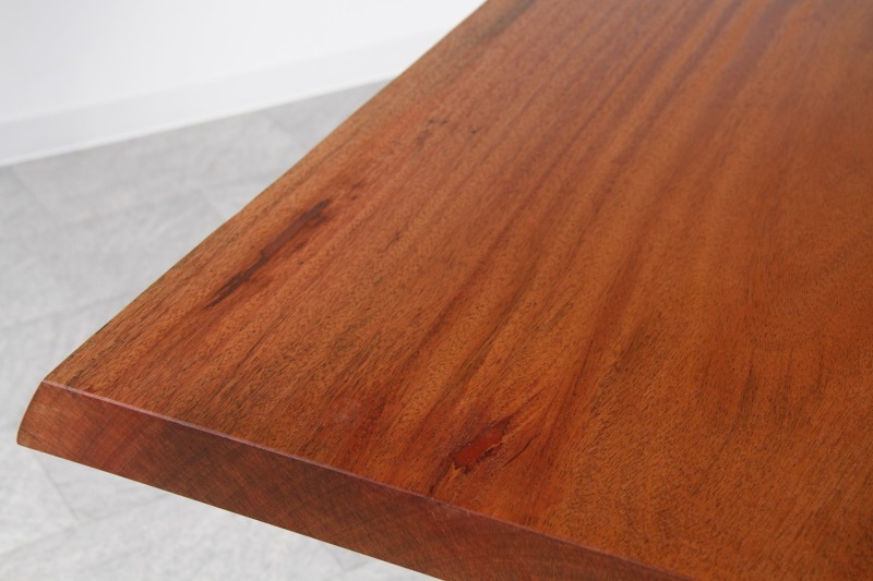 マホガニー 1枚板 オイル仕上げ 4人掛け